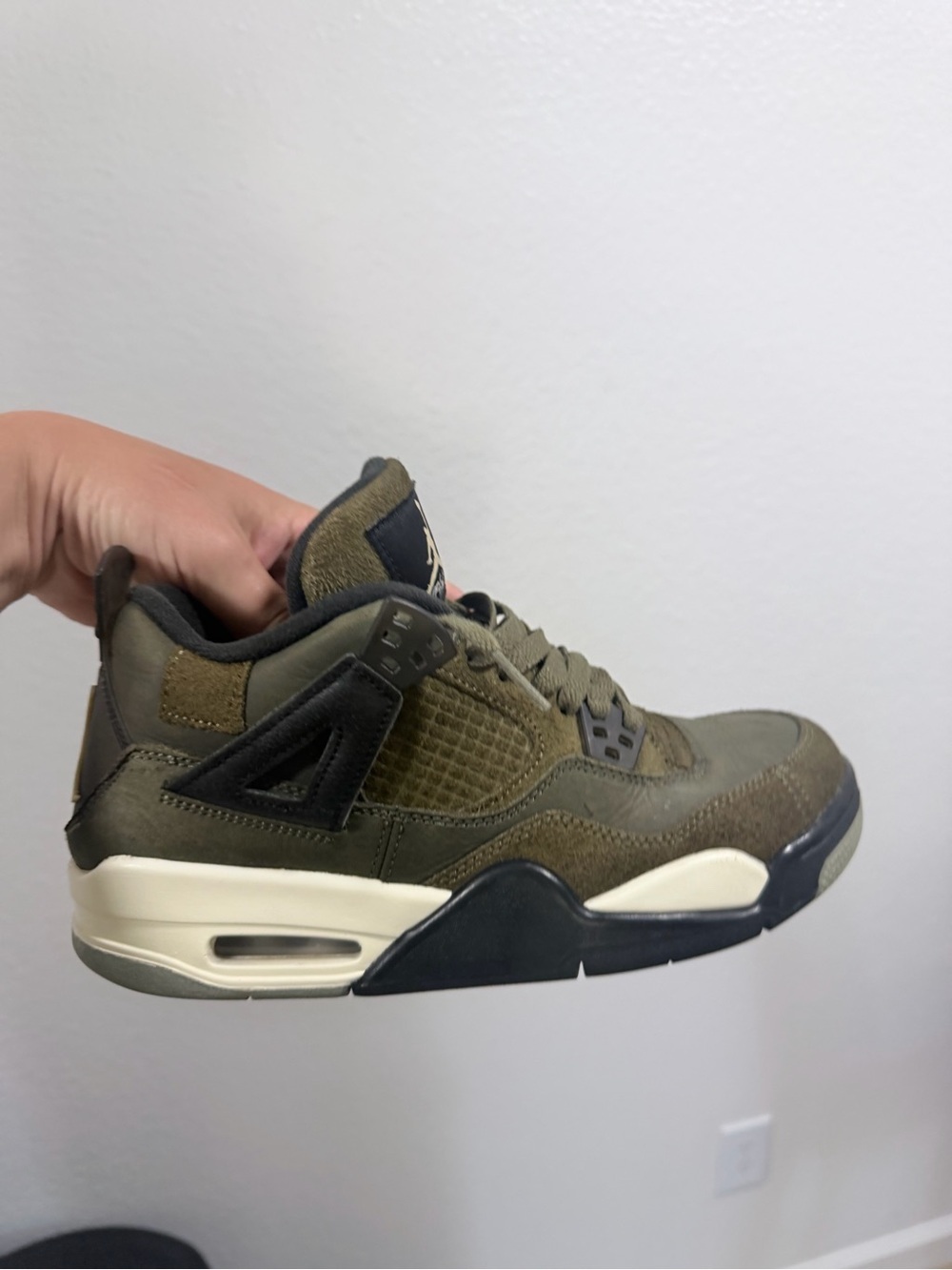 Jordan retro 4 olive green - Picture 6 of 9